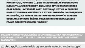 Konstytucja sobie, ustawy sobie