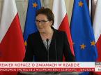 Kopacz: To nie premier Szydło zdecyduje o rekonstrukcji rządu, tylko Jarosław Kaczyński