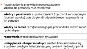 Wymogi wobec obsługi przewozów autokarowych