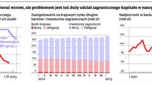 Niższe stopy mają wspierać wzrost, ale problemem jest też duży udział zagranicznego kapitału w naszym rynku obligacji