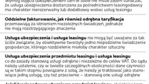 Opodatkowanie leasingu i ubezpieczenia przedmiotu leasingu