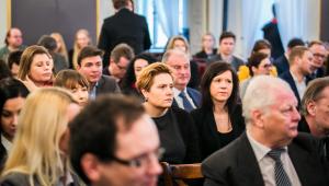 Uczestnicy konferencji Tajemnica adwokacka i dziennikarska - bliźniacze siostry w państwie.